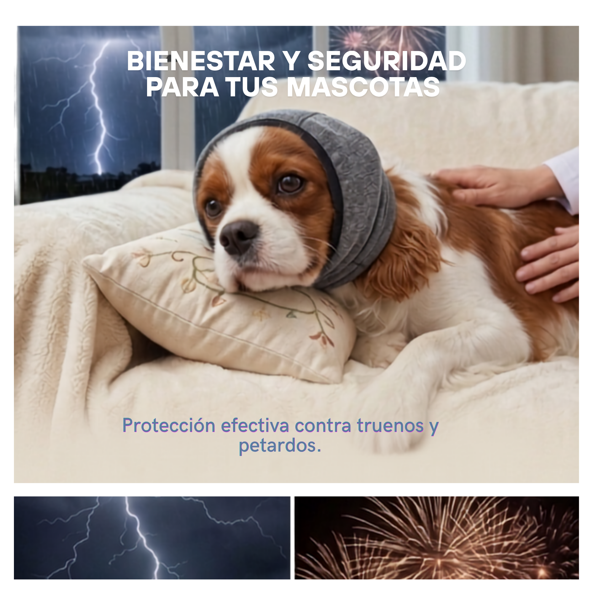 Gorro Antirruido para Perros | Protección frente al ruido