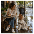 Impermeable con Capucha "Paw Shield": Protección y Seguridad en Días de Lluvia