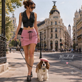 Kit Chic "Parisien Match": Blazer y Skort de Mujer con Boina Coordinada para Perro