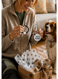 Kit "Regalo con Huella": Pulsera  y Llavero Dog Mom